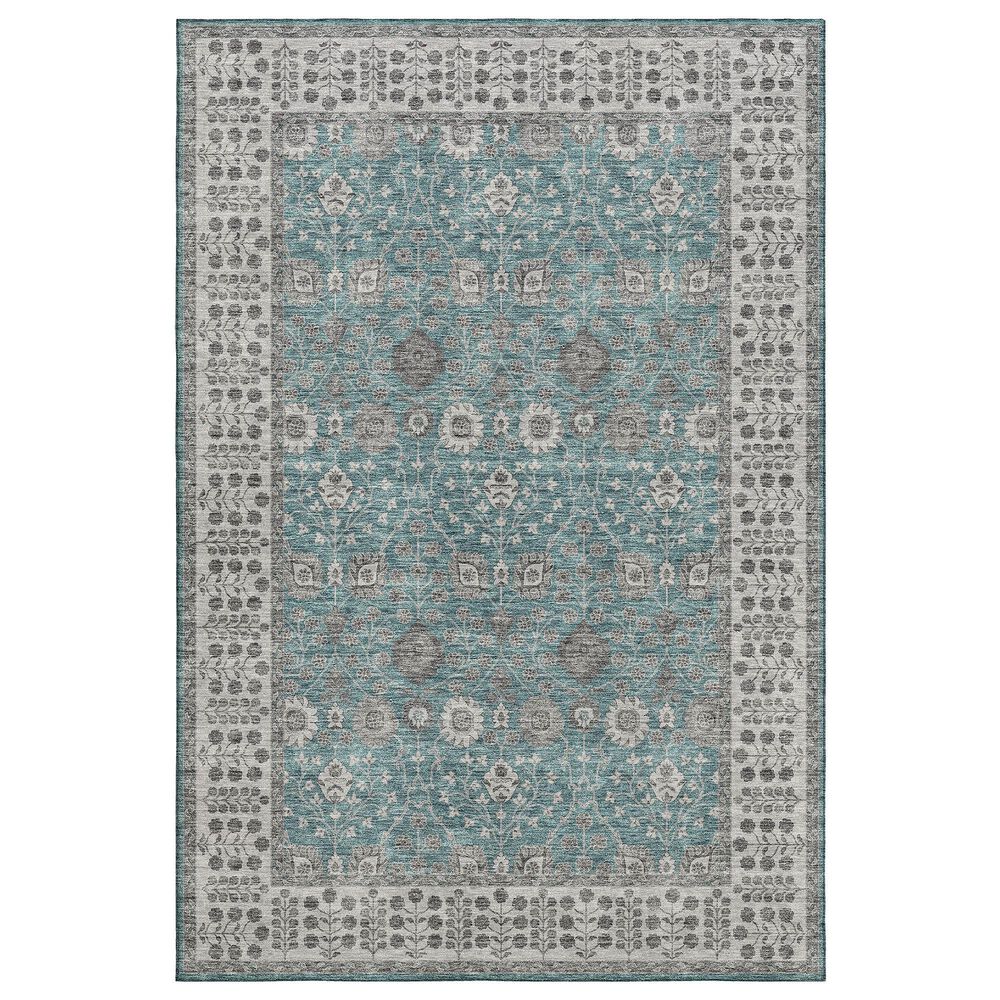 Dalyn Rug Company Hatay HY8 3" x 5" Teal Area Rug, , large