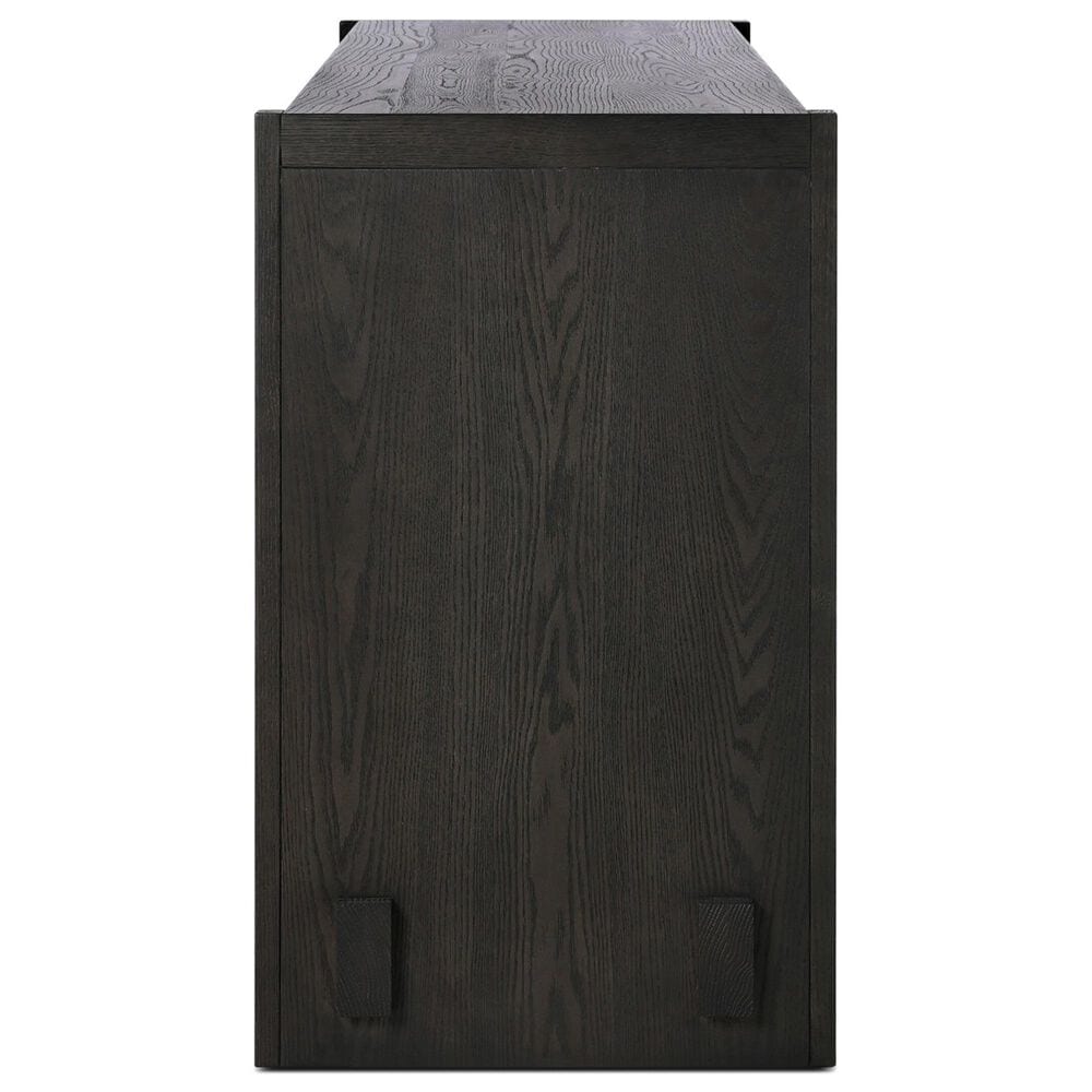 Four Hands Aramis 6 Drawer Dresser Only in Smoked Black Resawn, , large
