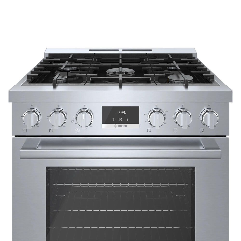 Bosch 800 Series 30&quot; Gas Freestanding Range in Stainless Steel, , large