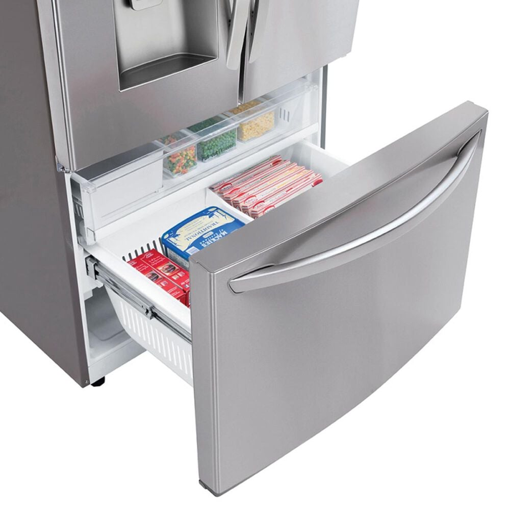 LG 26 Cu. Ft. 3Door French Door Refrigerator with SmartThinQ in