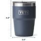 YETI Rambler 16 Oz Stackable Cup with MagSlider Lid in Sea Stone, , large