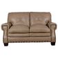 Bordeaux & Co 3-Piece Stationary Leather Living Room Set in Juno Pebble, , large