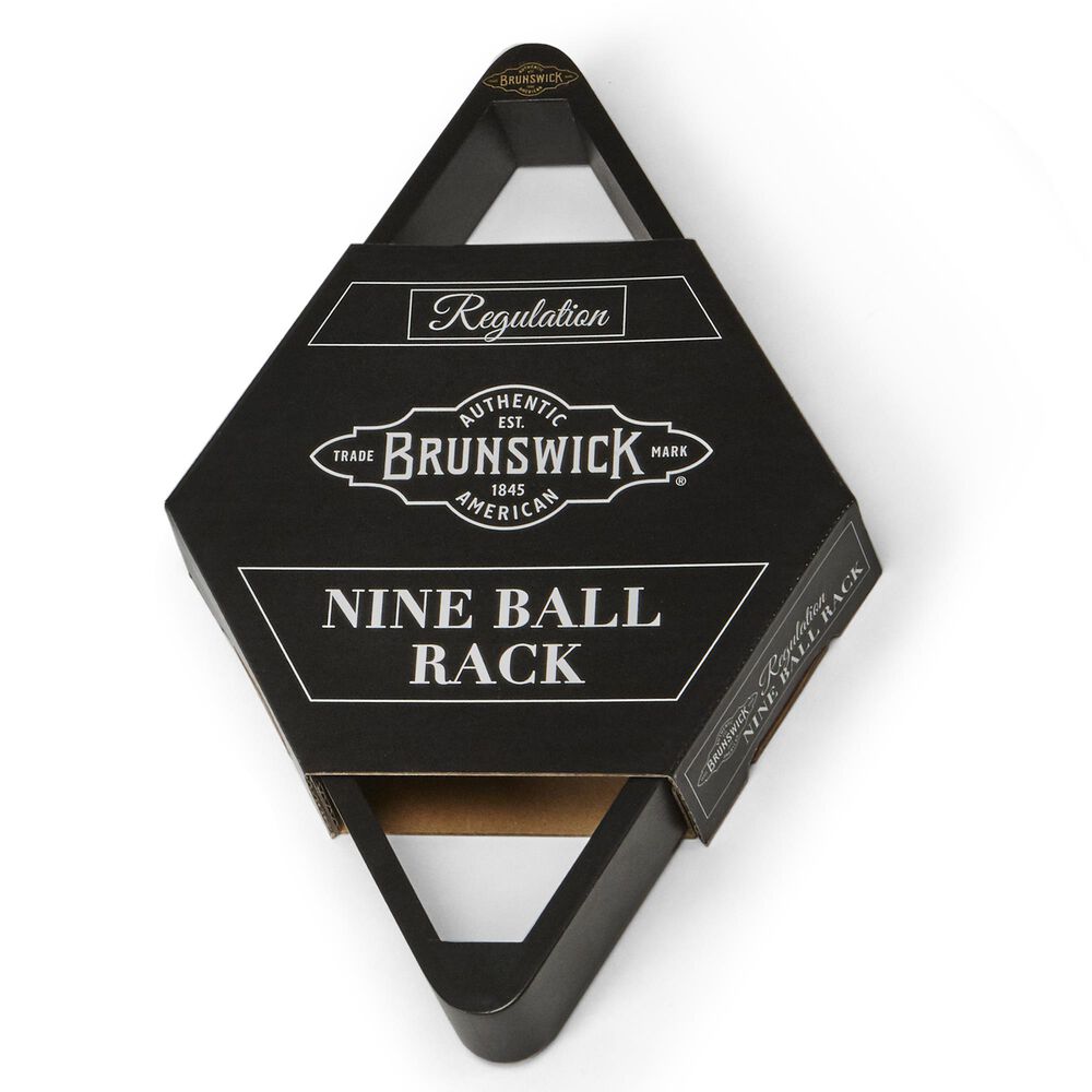 Brunswick Billiards Deluxe 9 Ball Rack with Gold Accents, , large