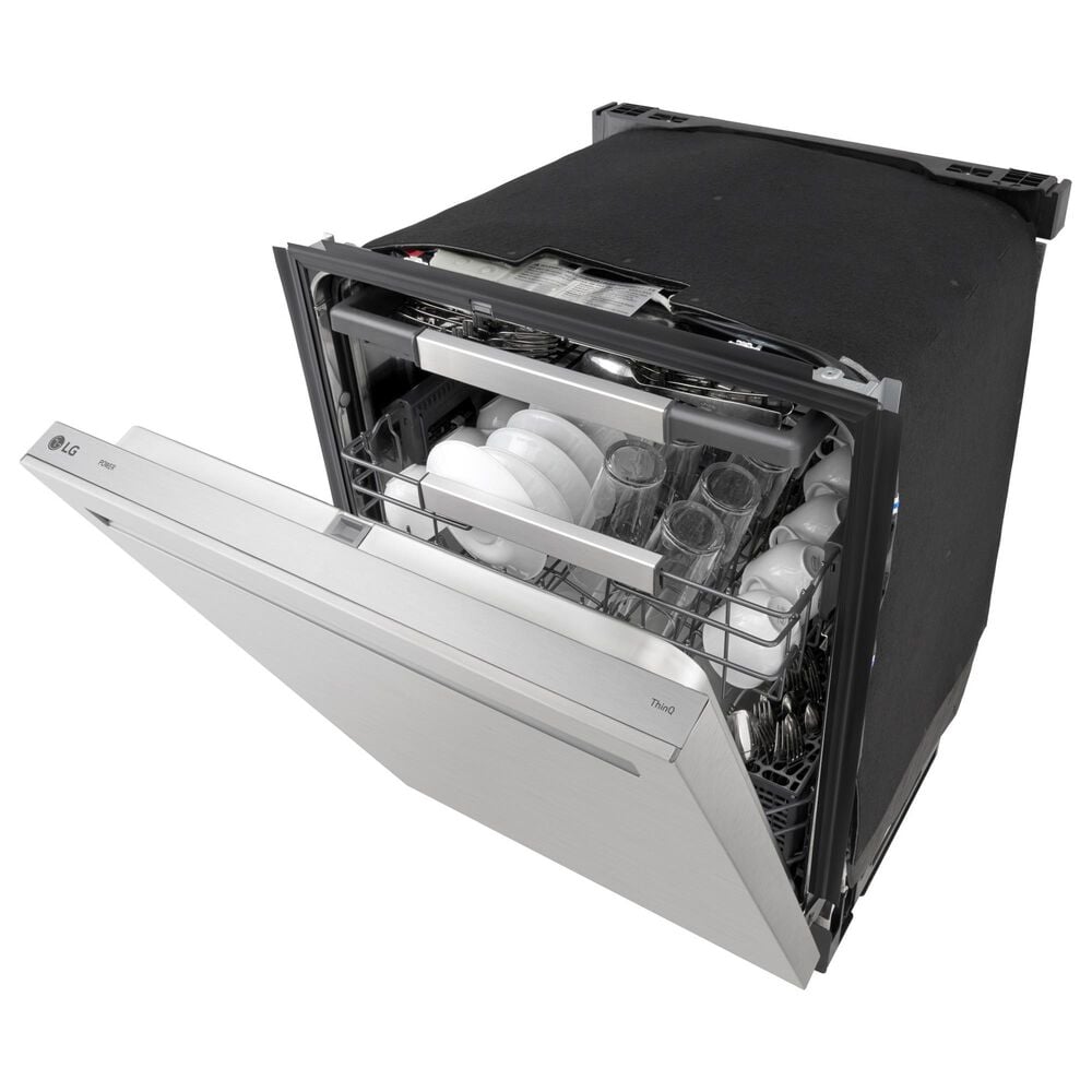 LG 24" Built-In Pocket Handle Dishwasher with 3rd Rack in PrintProof Stainless Steel, , large