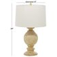 Maple and Jade 8" x 28" Table Lamp in Beige (Set of 2), , large