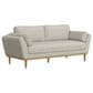 Golden Wave Furniture Reverie Stationary Sofa and Loveseat Set in Grey, , large