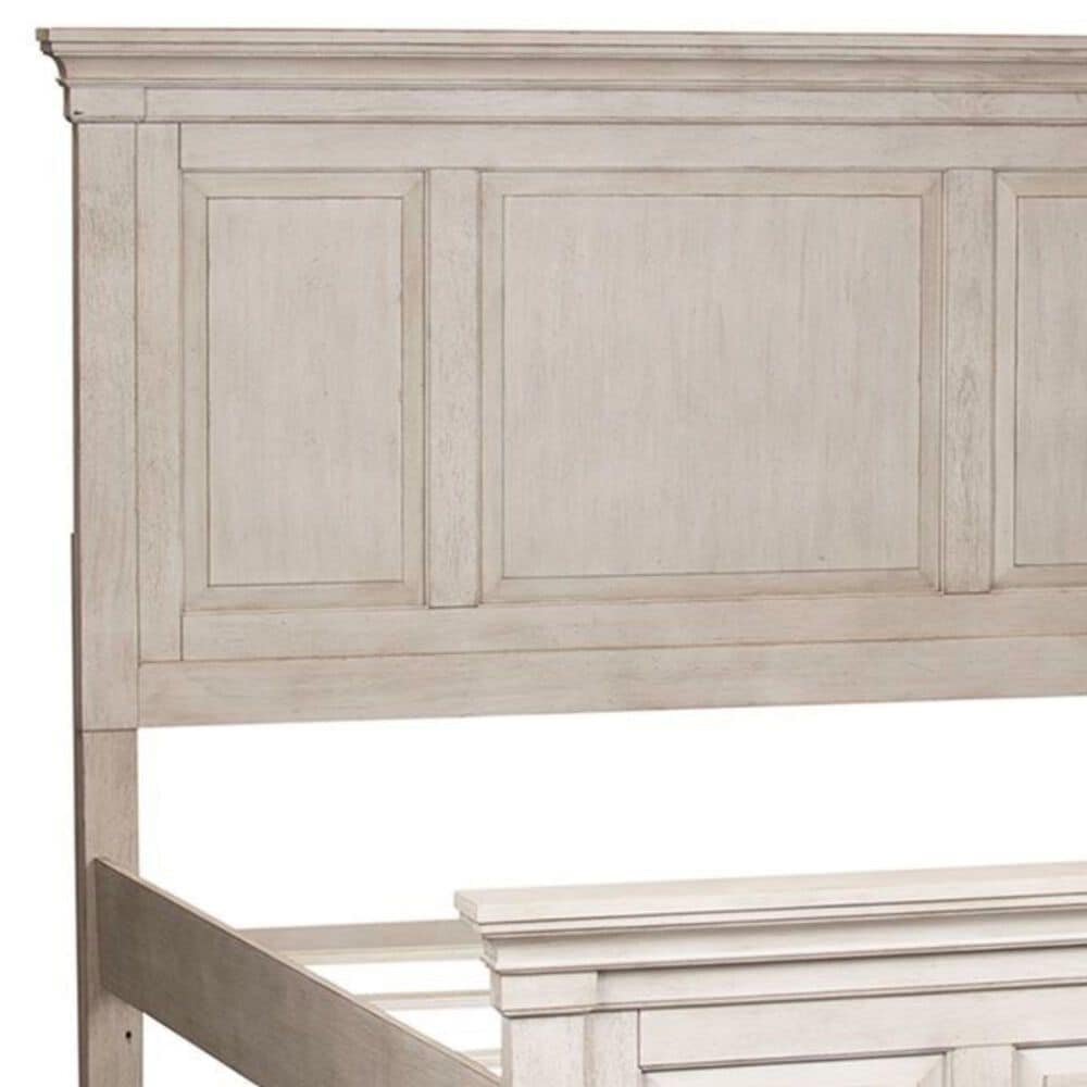 Belle Furnishings Heartland Queen Panel Bed in Antique White, , large
