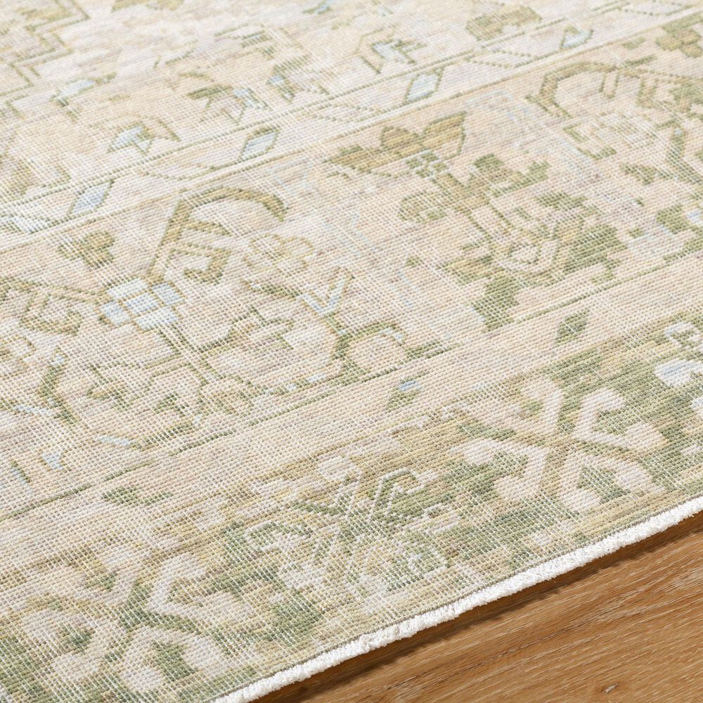 Surya Once Upon a Time Tan, Olive, Light Olive, Light Gray and Pale Blue 8&#39;10&quot; x 11&#39;10&quot; Area Rug, , large