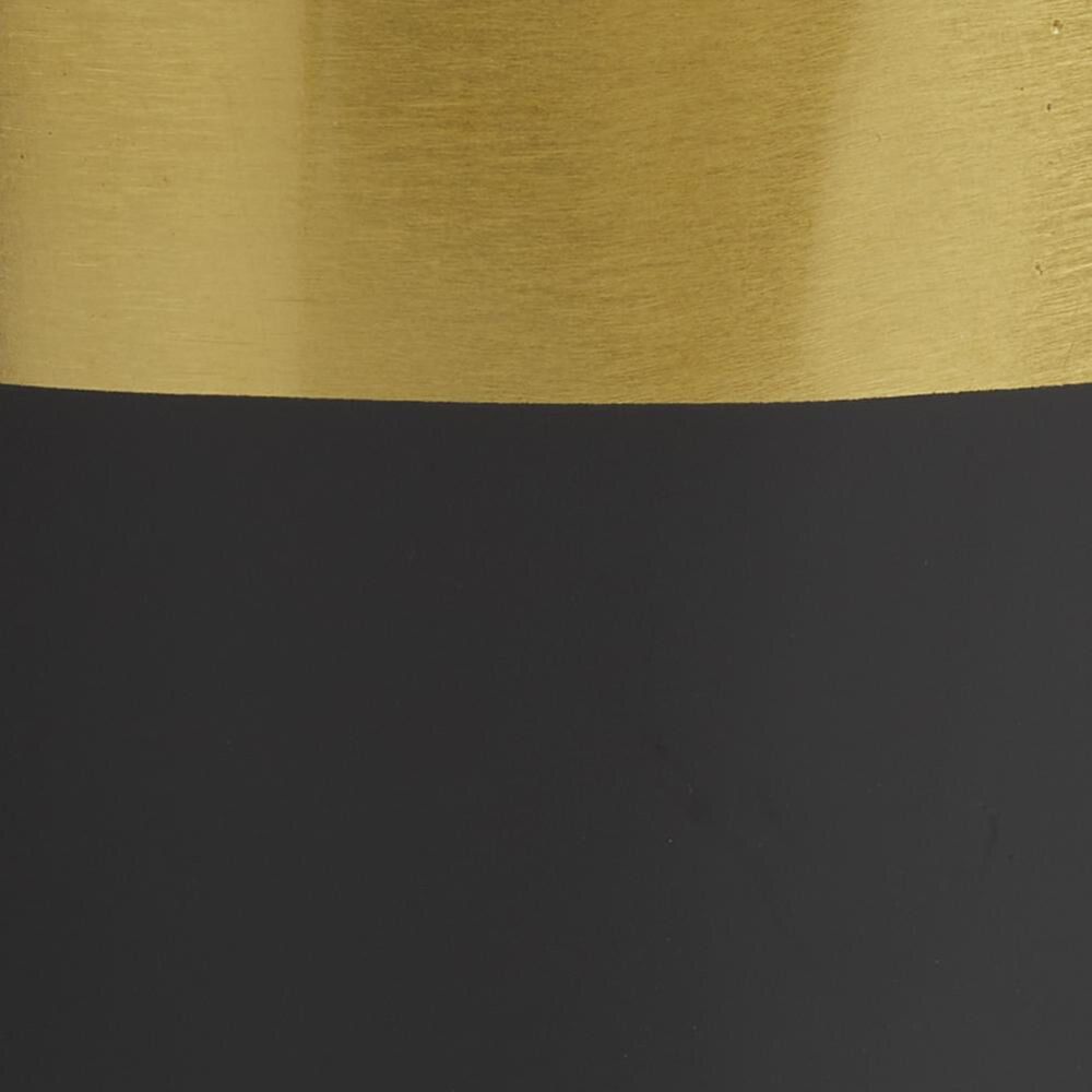 Maple and Jade 2-Piece Iron Decorative Vase Set in Matte Black and Gold, , large