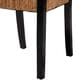 Baxton Studio Raniya Side Chair in Natural Brown and Black, , large