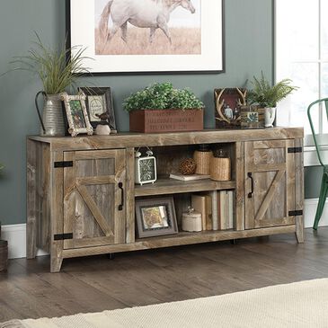 Sauder 63" Entertainment Credenza in Rustic Cedar, , large