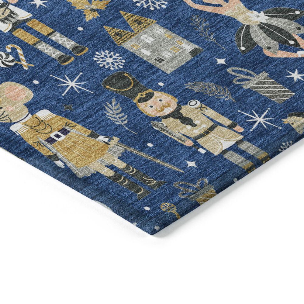 Dalyn Rug Company Wonderland WN35 Navy 3&#39; x 5&#39; Area Rug, , large