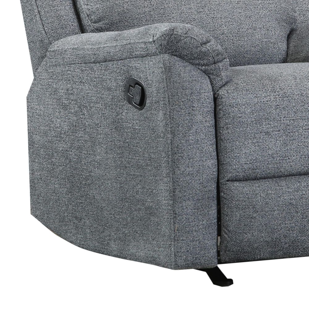 Peak Living Rocker Recliner in Slate, , large