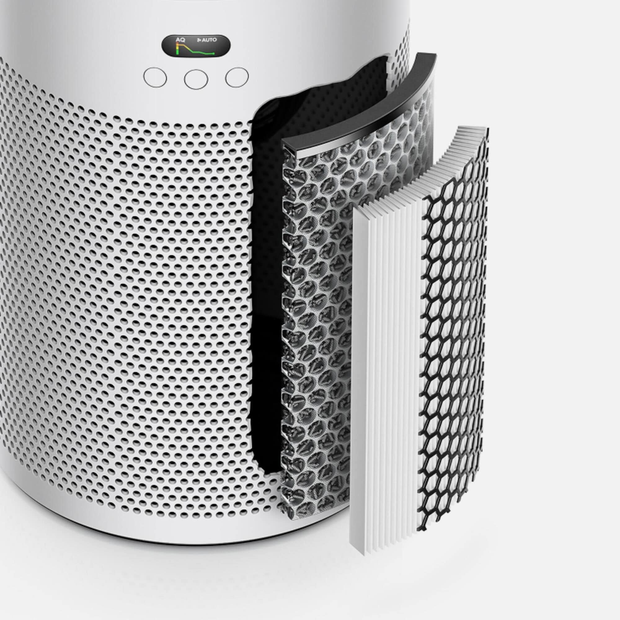 Dyson HJ10 HushJet Purifier Compact in White and Silver