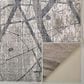 Feizy Kano 5"3" x 7"6" Charcoal and Gray Area Rug, , large