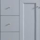 37B Claudine 48" Single Bathroom Vanity in Soft Blue with Glossy White Composite Stone Top and Backsplash, , large
