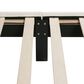 Furniture of America Gail Queen Upholstered Platform Bed with Pillow Headboard in White, , large