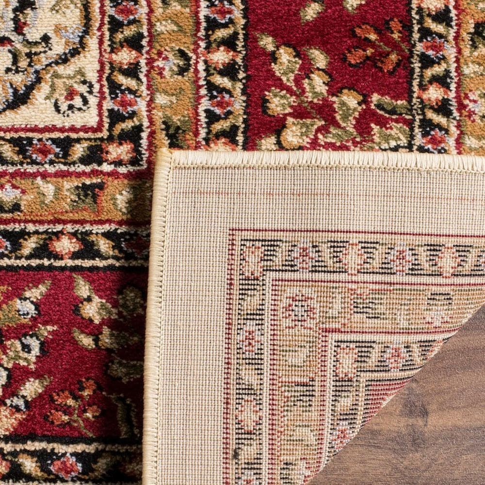 Safavieh Lyndhurst  2&#39;3&quot; x 22&#39; Ivory and Red Runner, , large