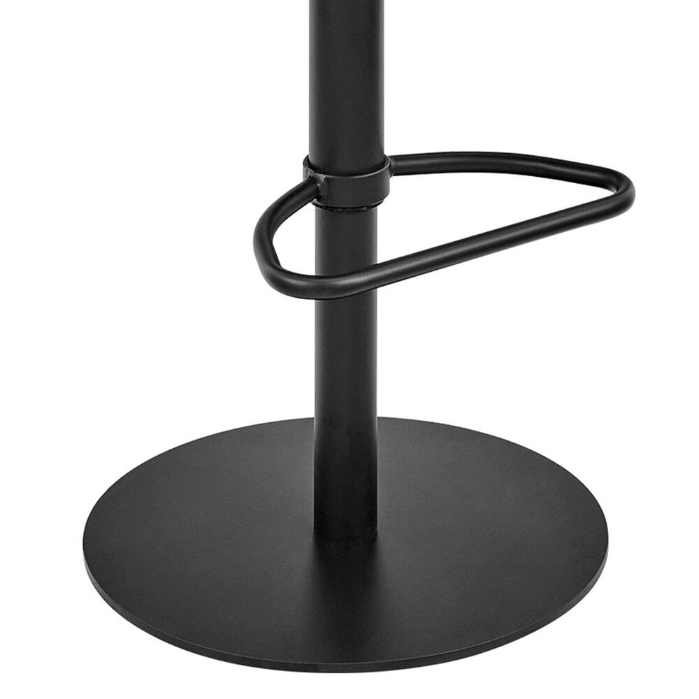 Blue River Blaise Swivel Adjustable Stool in Black, , large