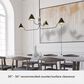 Hunter Grove Isle 4-Light Chandelier in Matte Black, , large