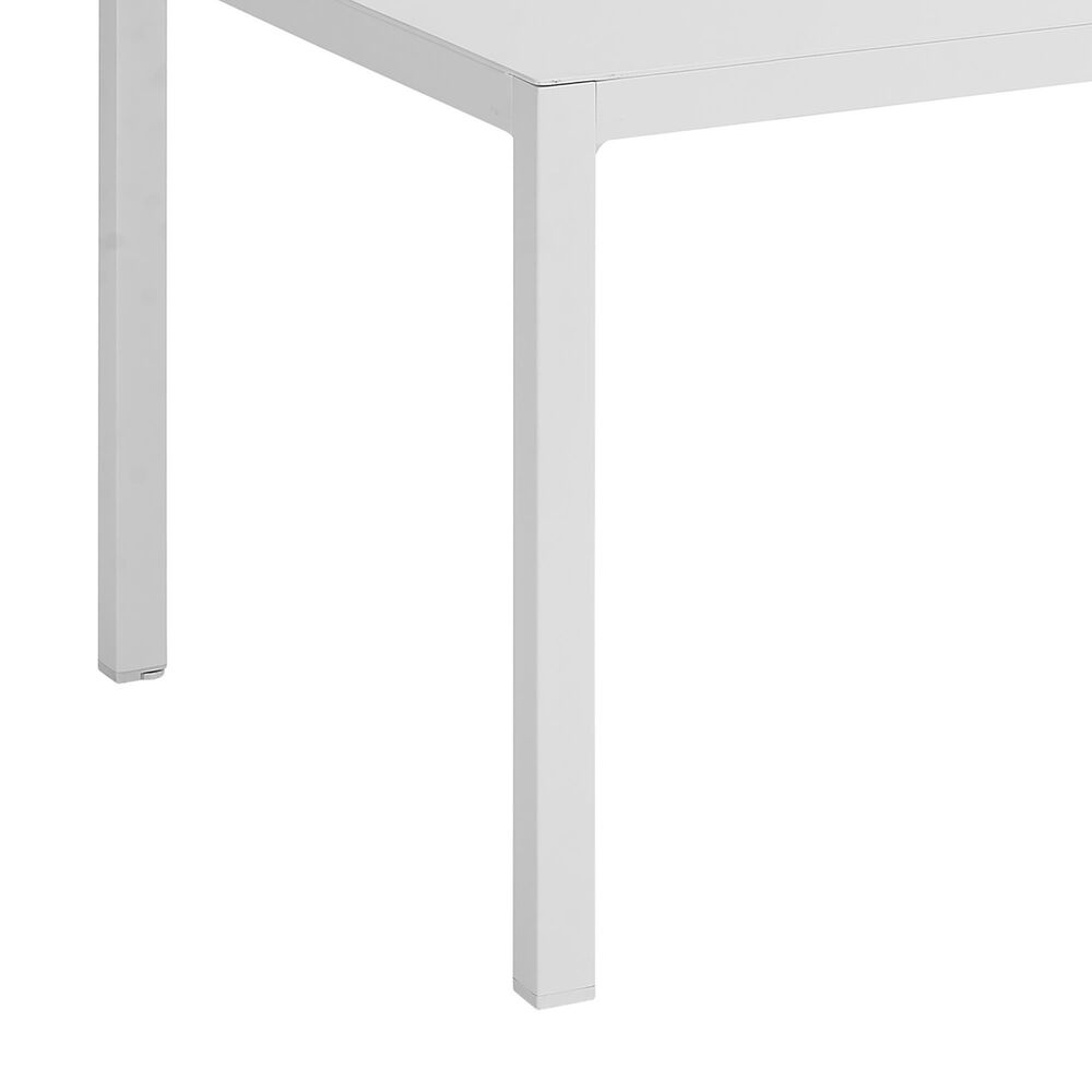 Linon Home Decor Holland 64" Outdoor Dining Table in White, , large