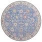 Dalyn Rug Company Hatay 8" Round Blue Area Rug, , large