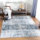 Surya Brunswick 10" x 14" Blue, Sage and Gray Area Rug, , large