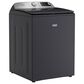 Maytag 5.3 Cu. Ft. Smart Top Load Washer and 7.4 Cu. Ft. Smart Gas Top Load Dryer Laundry Pair in Midnight Steel, , large