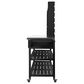 HOMLUX 65" Outdoor Potting Bench Table in Black, , large