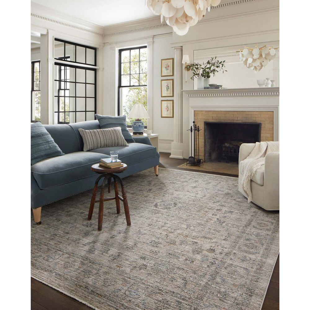 Loloi Katherine 5&#39;3&quot; x 7&#39;9&quot; Beige and Mist Area Rug, , large
