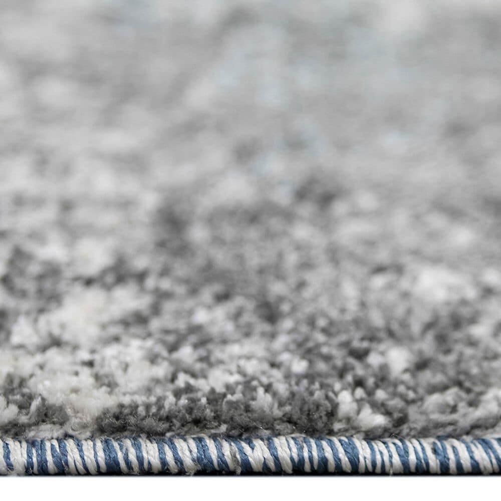 Amer Rugs Yasmin 9&#39; x 13&#39; Gray and Light Blue Area Rug, , large