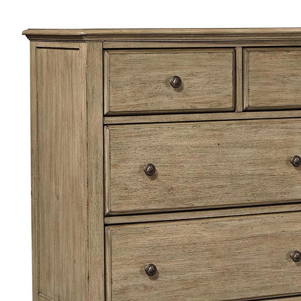 Riva Ridge Provence 7-Drawer Dresser and Mirror in Patine, , large