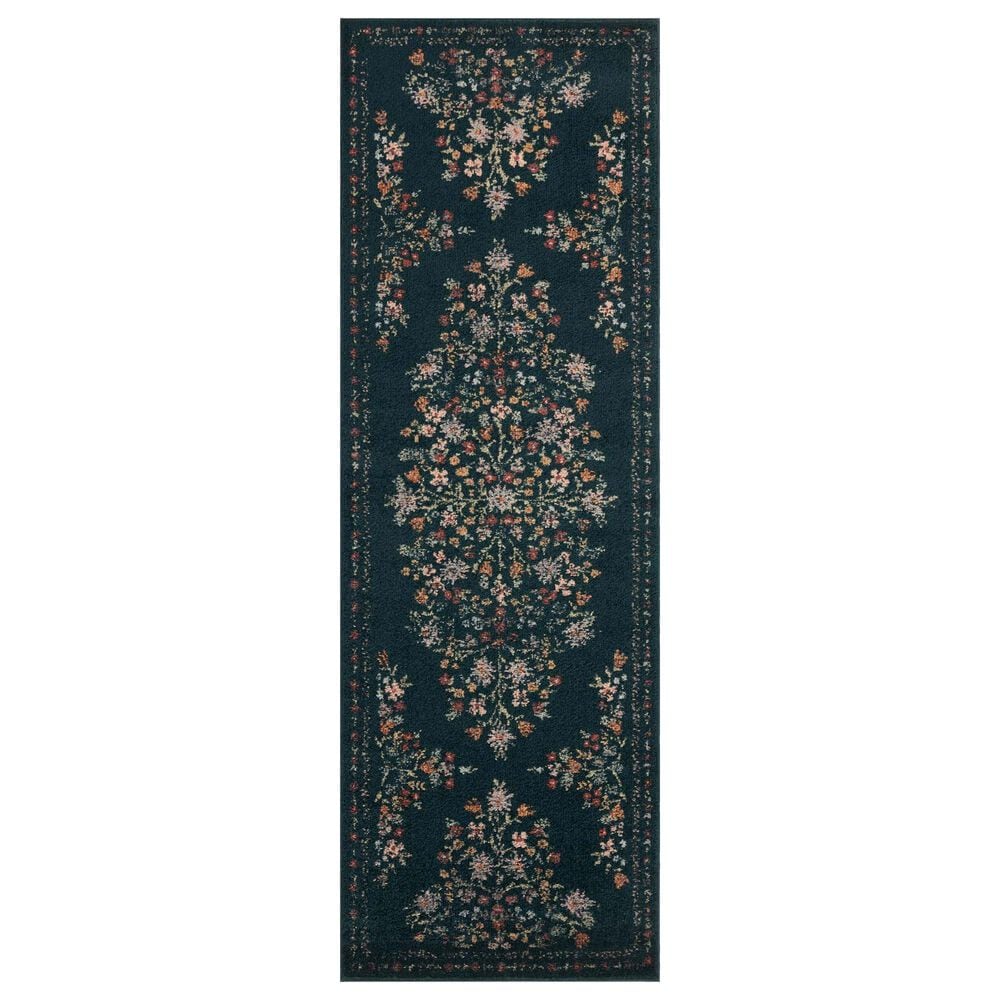Rifle Paper Co. x Loloi Laurel Eleanor 2"8" x 10" Navy Runner, , large