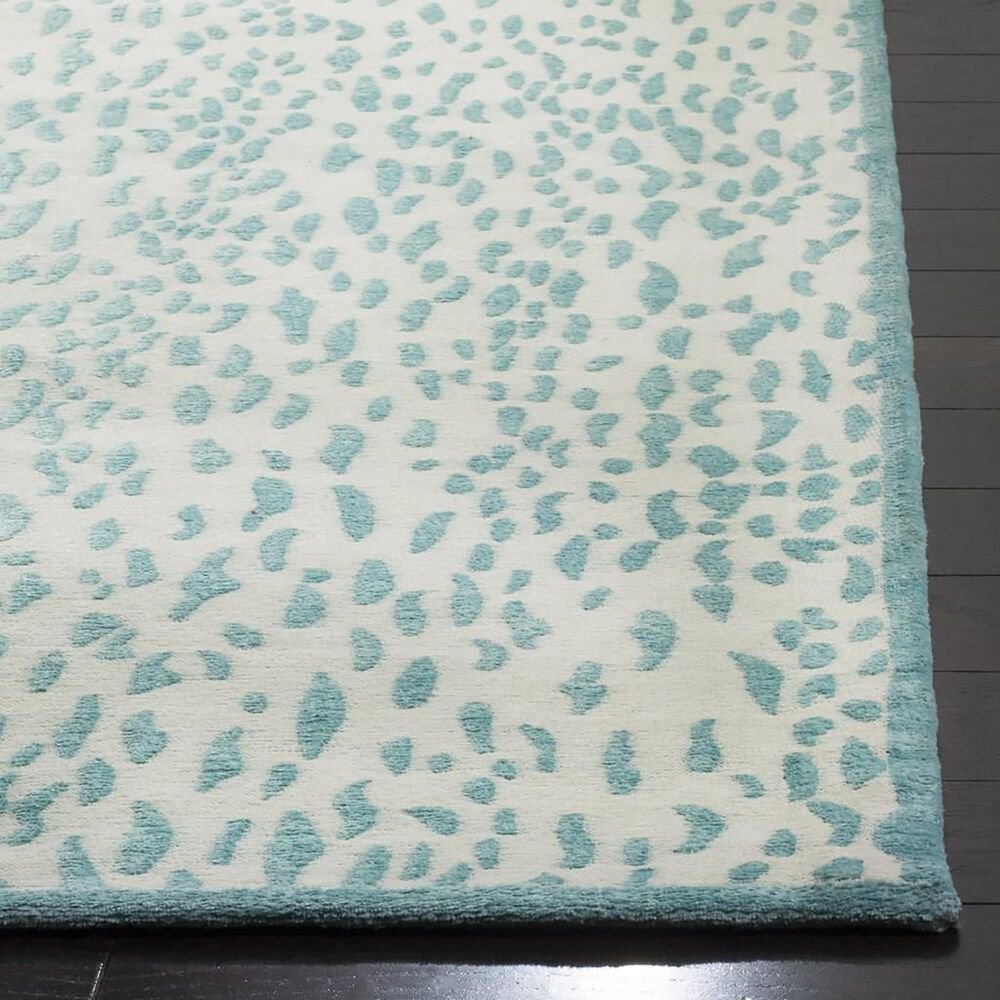 Safavieh Marbella 6&#39; Square Turquoise and Ivory Area Rug, , large