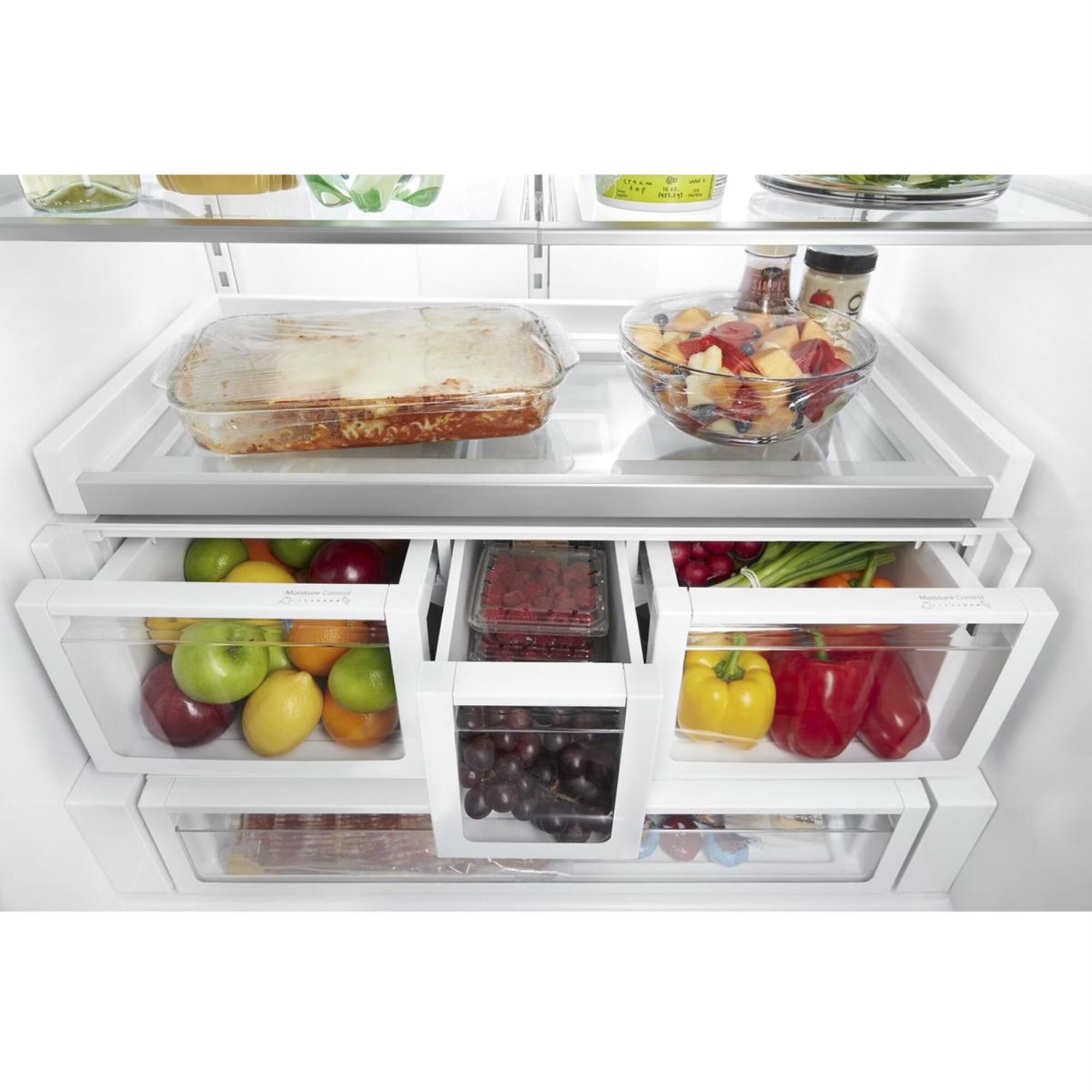 Whirlpool double deals door fridge black