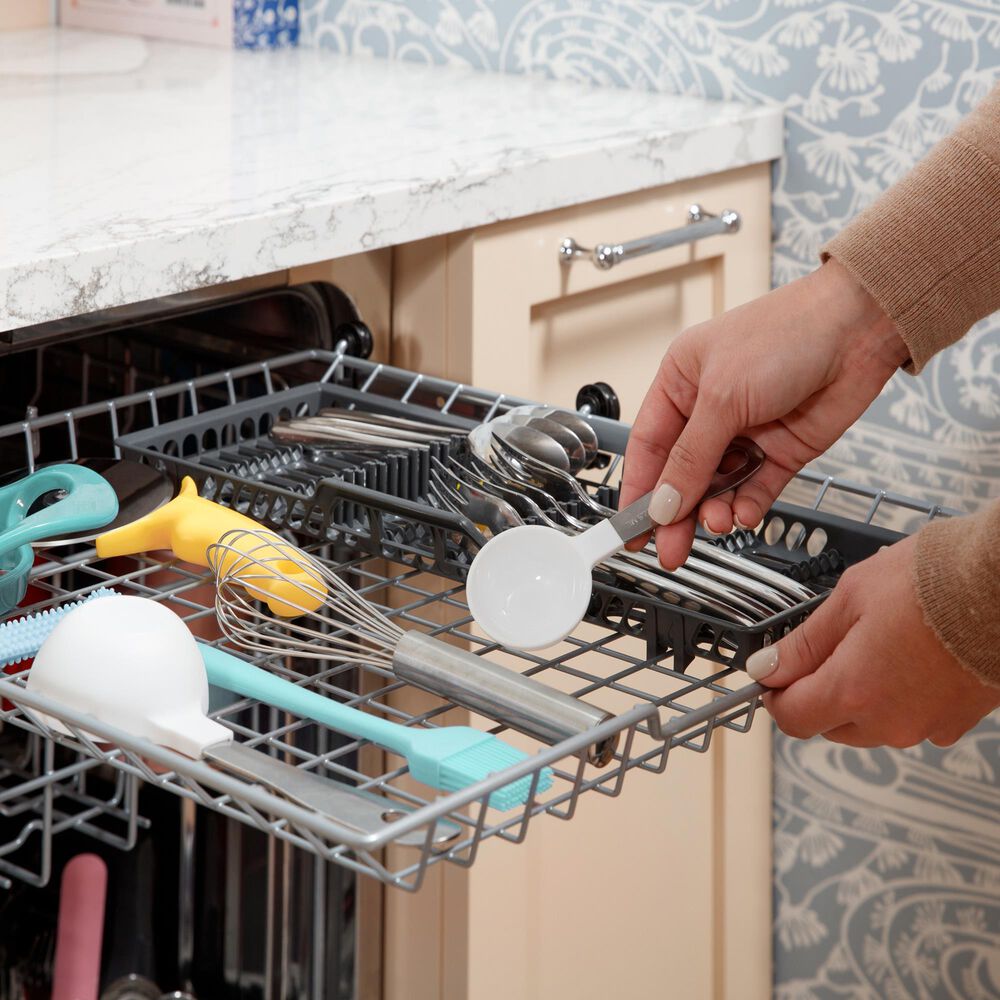 GE Appliances 24&quot; Built-In Bar Handle Dishwasher with 45 dBA Quiet Package in Fingerprint Resistant Black Slate, , large