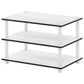 HOMLUX 3-Tier Turn-N-Tube Coffee Table in White, , large