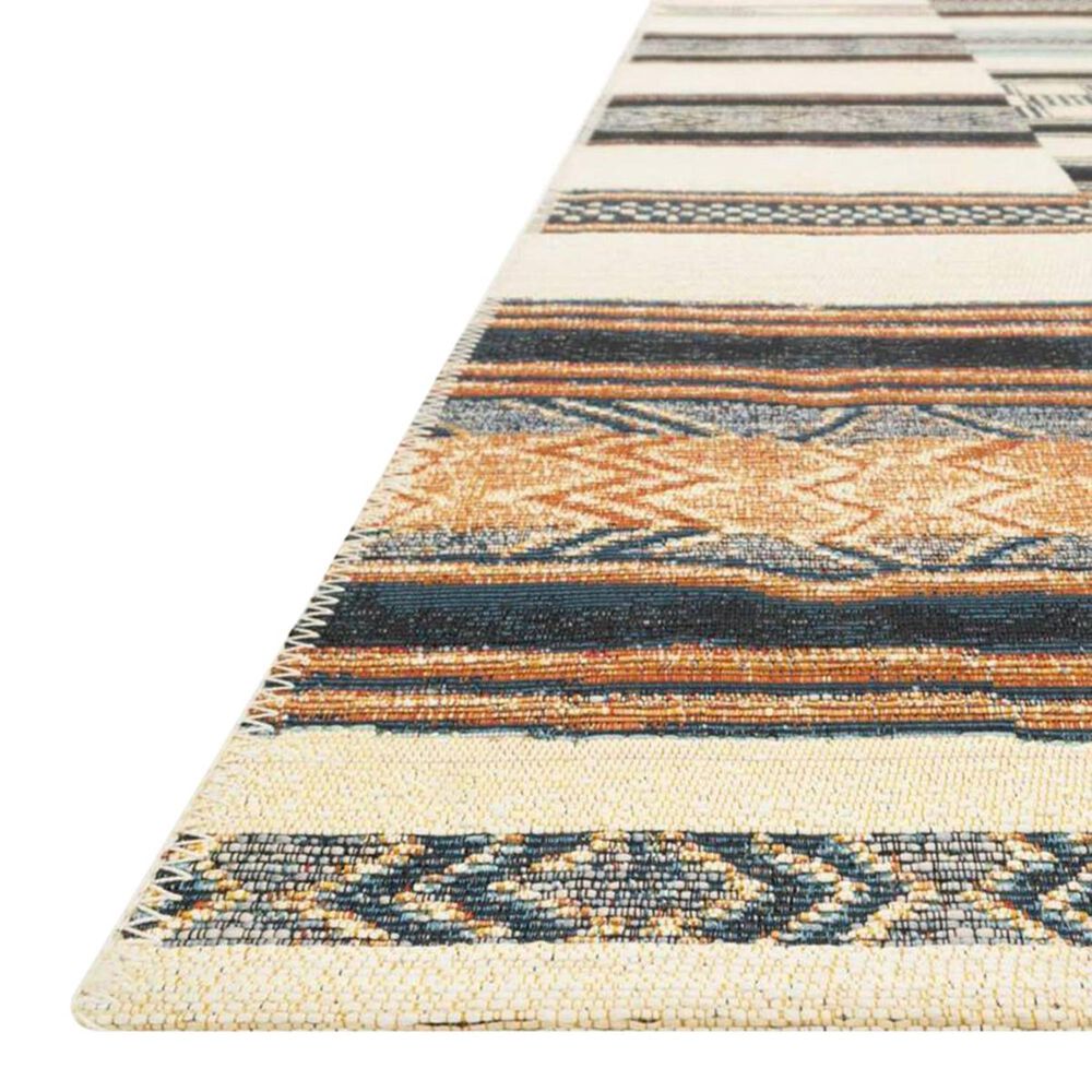 Loloi Mika 3&#39;11&quot; x 5&#39;11&quot; Ivory and Multicolor Area Performance Rug, , large
