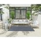 Nourison Twist Reversible 5" x 7" Navy Indoor/Outdoor Area Rug, , large