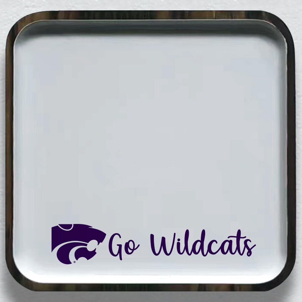 Valiant Gifts Kansas State Spirit Mango Wood Small Tray in Purple, , large