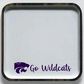 Valiant Gifts Kansas State Spirit Mango Wood Small Tray in Purple, , large