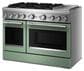 KitchenAid 48" Dual Fuel Freestanding Range with Griddle in Cardamom, , large