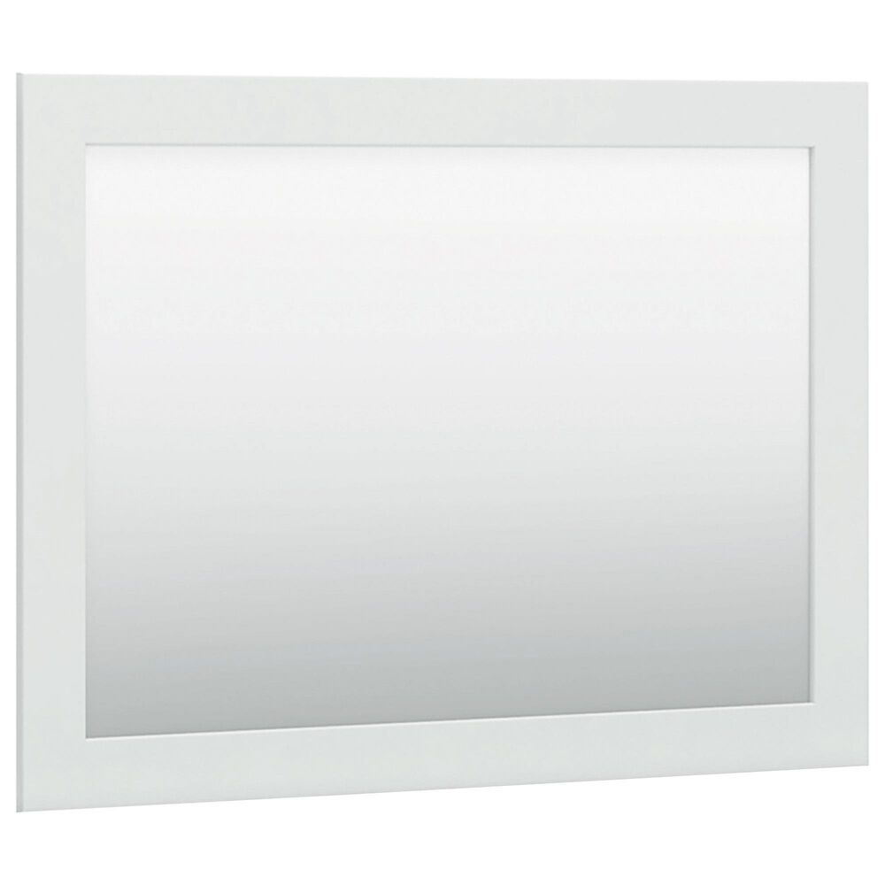 Ashley Bostwick Shoals 6-Drawer Dresser and Mirror in White, , large
