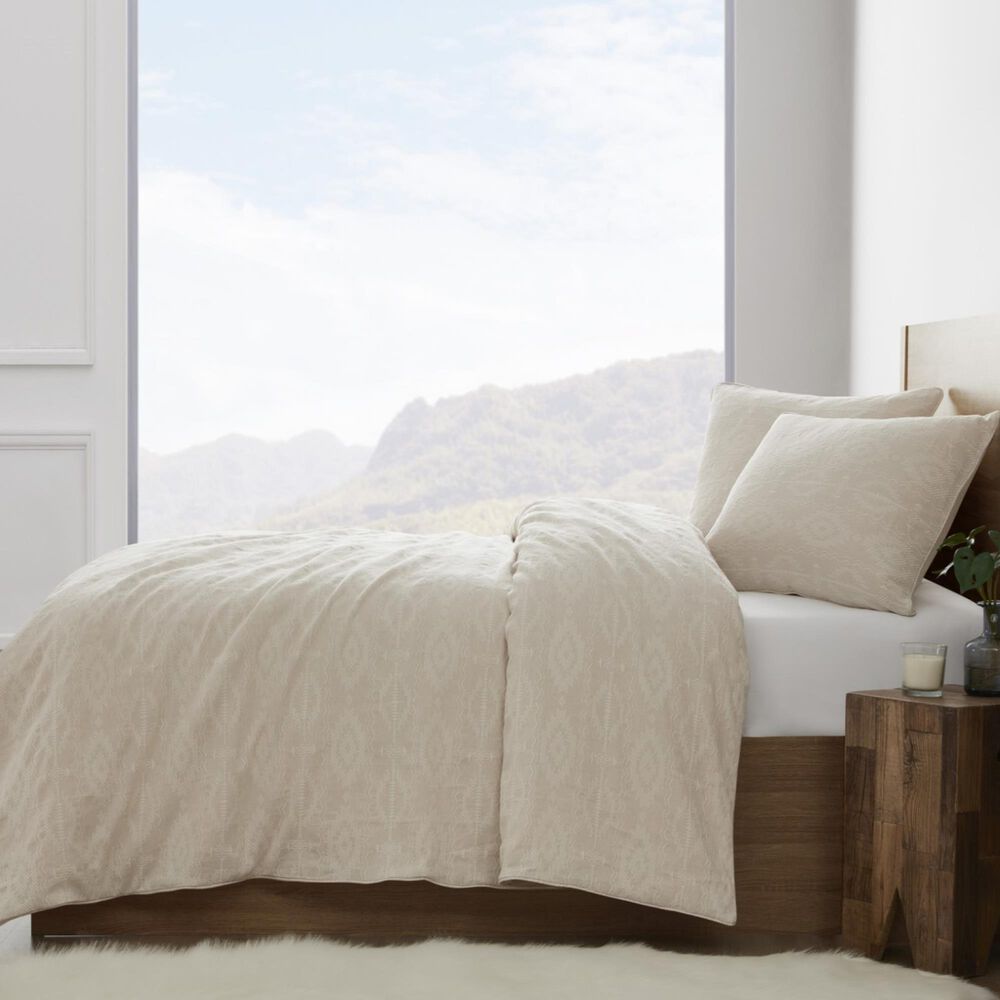HiEnd Accents Tempe Matelasse 3Piece Super Queen Comforter Set in Sand