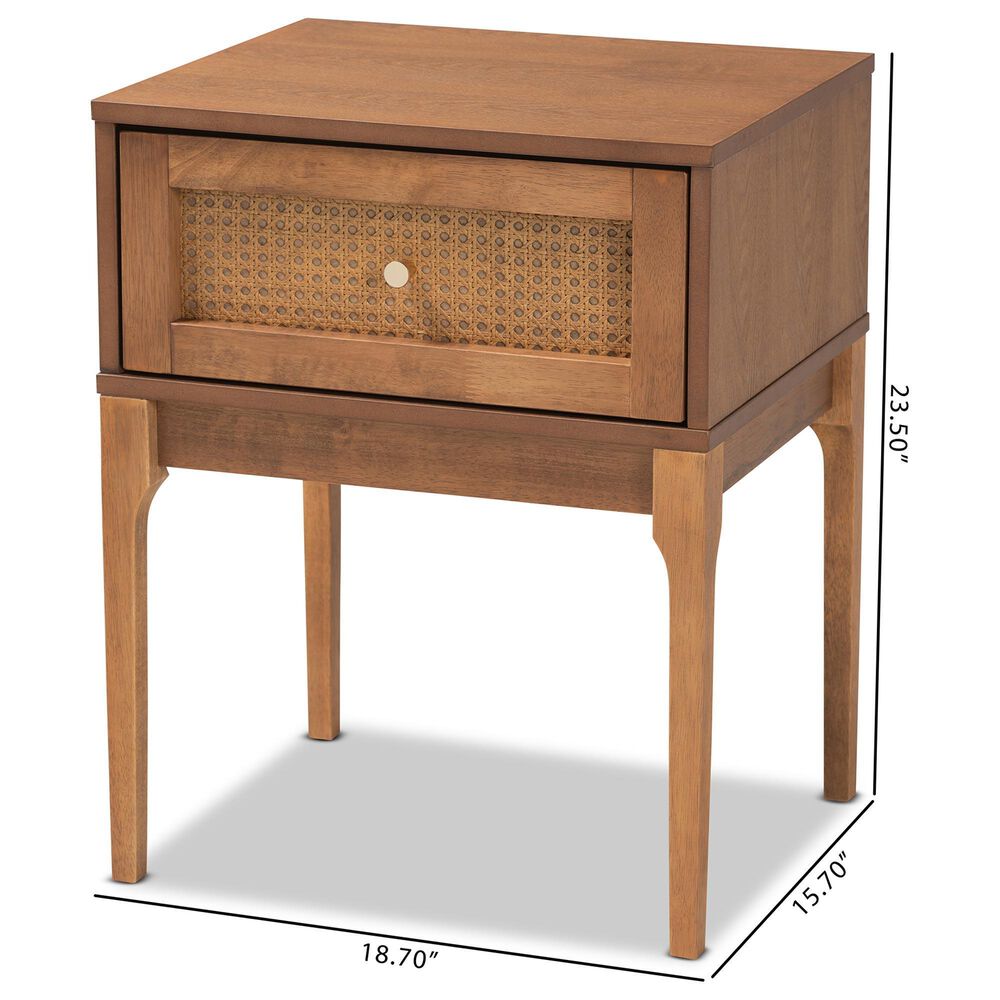 Baxton Studio Ramiel 1-Drawer Nightstand in Ash Walnut, , large