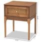 Baxton Studio Ramiel 1-Drawer Nightstand in Ash Walnut, , large