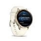 Garmin Venu 4  41 mm Lunar Gold with Bone Silicone Band, , large