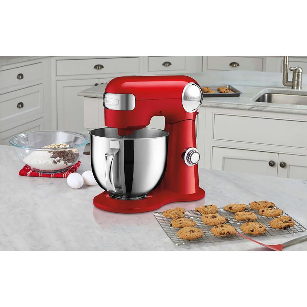 Cuisinart Precision Master 5.5-Quart Stand Mixer in Red, , large