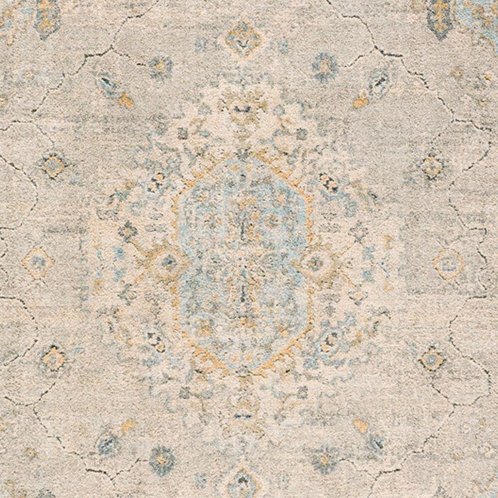 Surya Avellino 7&#39;10&quot; x 10&#39; Light Beige, Gray, Deep Teal, Pale Blue, Tan, Light Olive and Denim Area Rug, , large