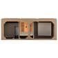 James Martin Vanities Portland 60" Double Bathroom Vanity in Whitewashed Walnut with 3 cm White Zeus Quartz Top and Rectangular Sinks, , large